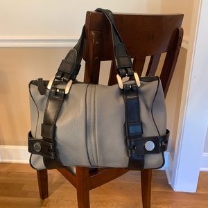 Michael Kors Grey/Black purse (EUC)